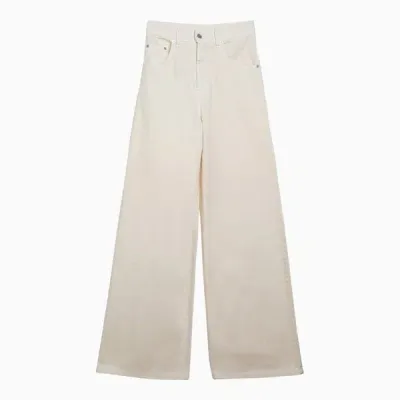 Margaux Lonnberg Margaux Lönnberg White Wide Denim Parker Jeans