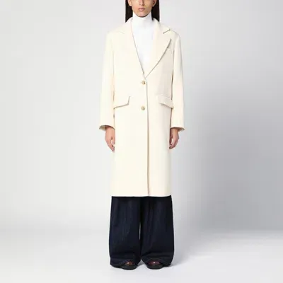 Margaux Lonnberg White Single-breasted Coat