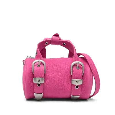 Marge Sherwood Grained-texture Leather Crossbody Bag In Pink