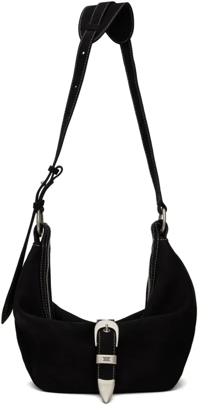 Marge Sherwood Black Belted Medium Bag