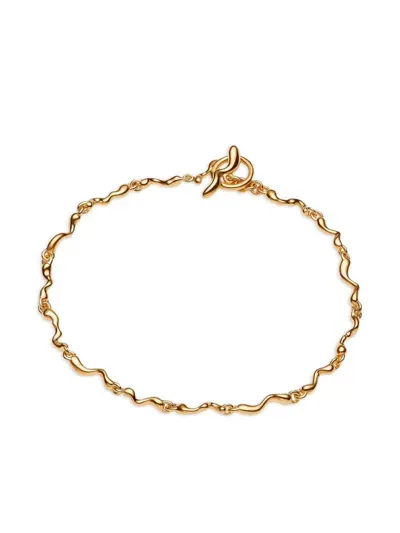 Maria Black Ramen Bracelet In Gold