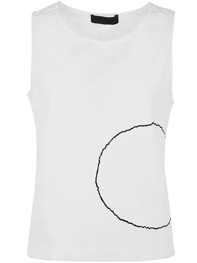 Maria Calderara Basic Top In White