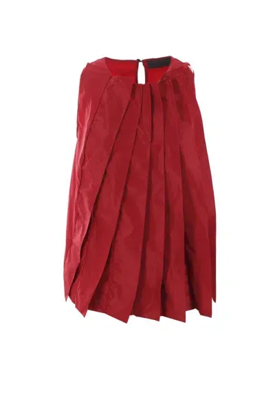 Maria Calderara Top In Ruby Red