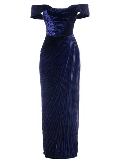 Maria Lucia Hohan Yara Midi Dress In Blue