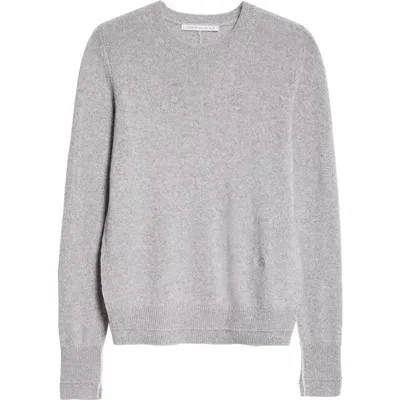 Maria Mcmanus Featherweight Recycled Cashmere & Organic Cotton Blend Sweater In Heather Grey