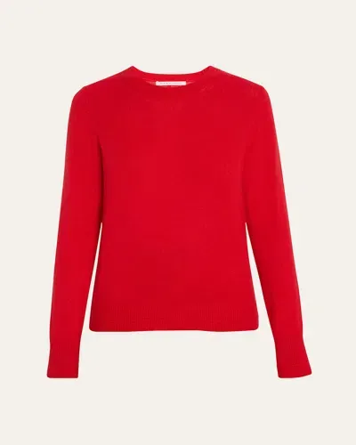 Maria Mcmanus Ribbed Cashmere Top In Red Lacquer