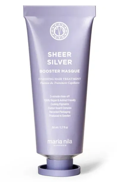 Maria Nila Sheer Silver Booster Masque In No Color