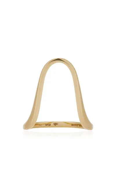 Marie Mas Radiant 18k Yellow Gold Ring