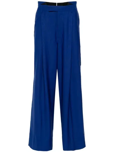 Marina Yee Dietrich Trousers In Blue