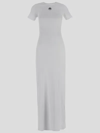 Marine Serre Dresses In White