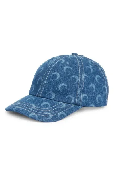 Marine Serre Baseball Hat In Blue