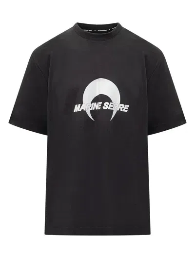 Marine Serre T-shirt In Black