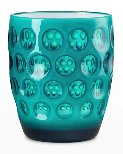 Mario Luca Giusti Acrylic Lente Acrylic Tumbler, Set Of 6 In Grn/wht