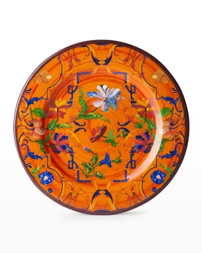 Mario Luca Giusti Pancale Orange Dinner Plate