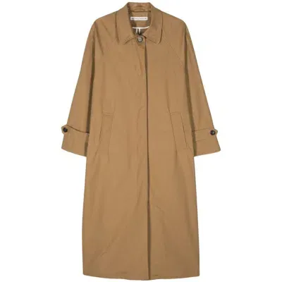 Mark Kenly Domino Tan Coats In Green