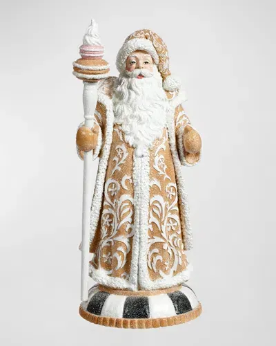 Mark Roberts Gingerbread Santa Christmas Figurine, 18" In Multi