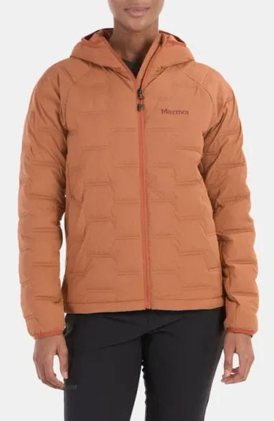 Marmot Warmcube™ Active Novus Insulated Hooded Jacket<br> In Auburn