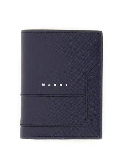 Marni Bifold Wallet In Blue