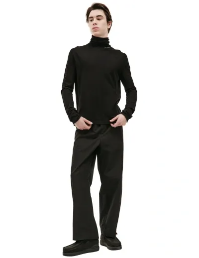 Marni Black Wool Turtlenck