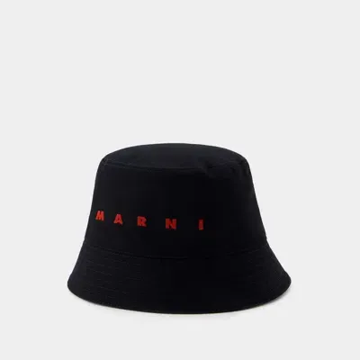 Marni Bucket Hat In Black