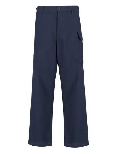 Marni Button Detailed Straight Leg Pants In Multicolor