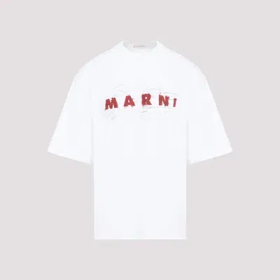 Marni Cotton T-shirt In White