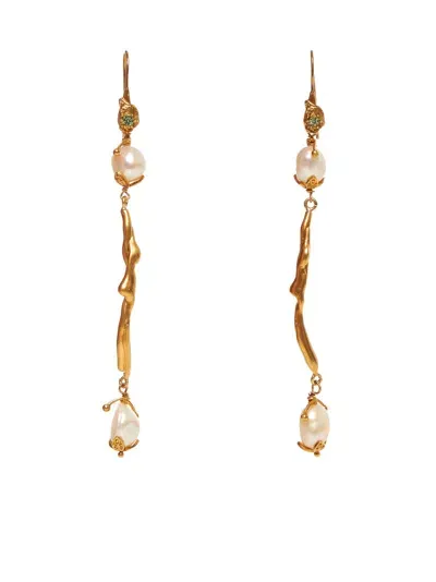 Marni Earrings In Gold,pearl