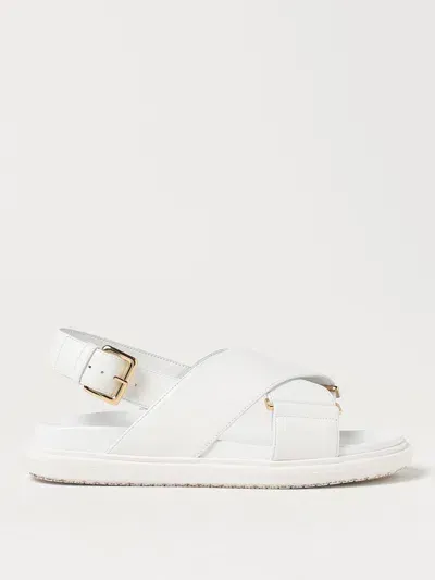 Marni Flat Sandals  Woman Color White 1 In 白色 1