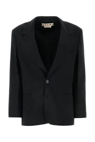 Marni Jackets And Vests In Black