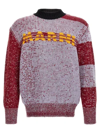 Marni Logo Sweater Sweater, Cardigans In Multicolor