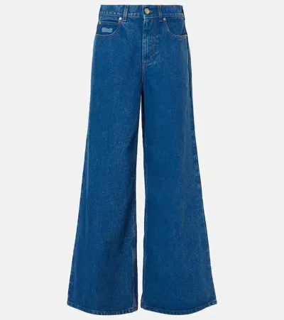 Marni Trousers In Blue