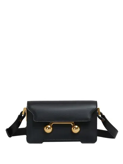 Marni Mini Trunkaroo Shoulder Bag In Black