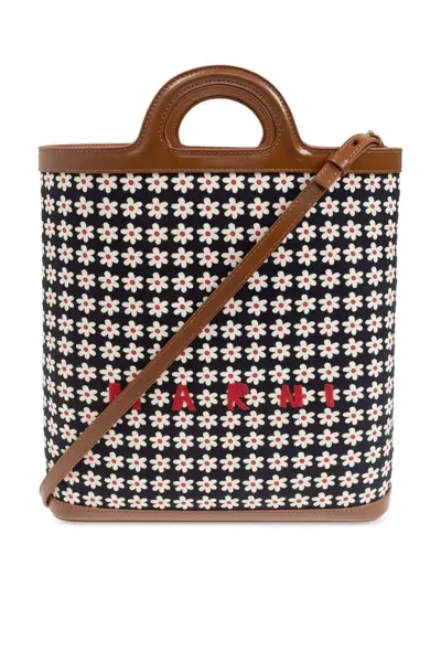 Marni Museo Daisy Print Tote Bag In Fantasia