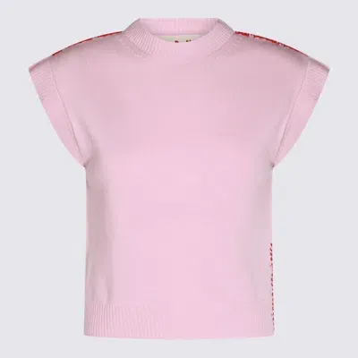 Marni Pink Wool Knitwear