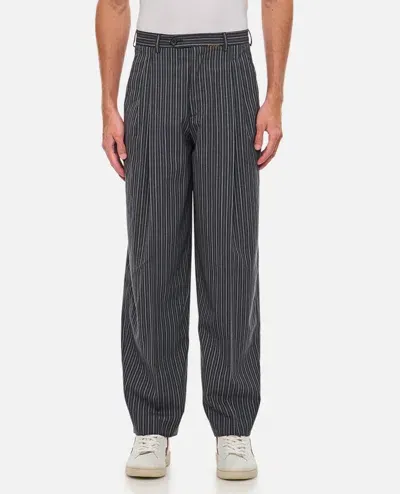 Marni Pinstriped Pants In Black