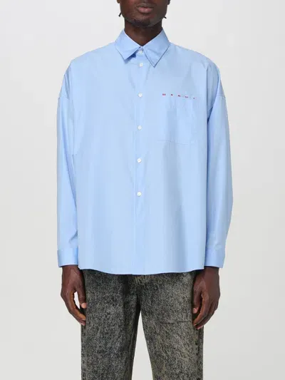 Marni Shirt  Men Color Sky Blue