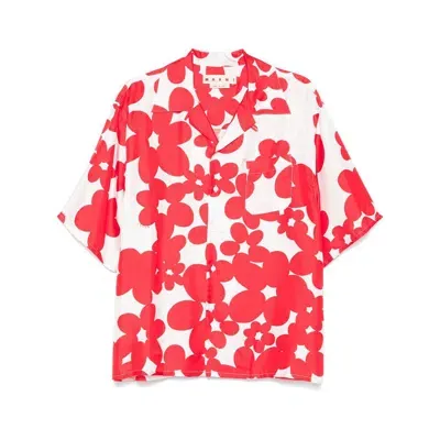 Marni Shirts In Red