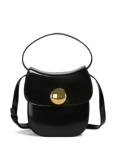 Marni Small Butterfly Tote Bag In Black