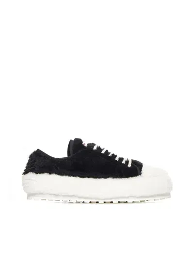 Marni Sneakers In Lily White/black