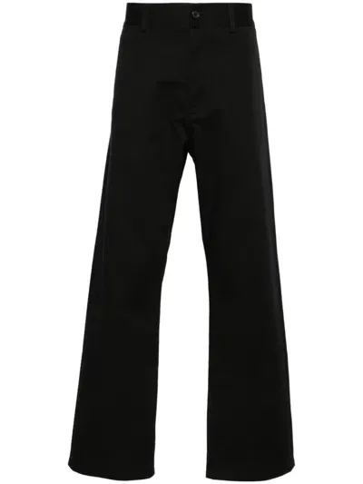 Marni Straight-leg Trousers In Black