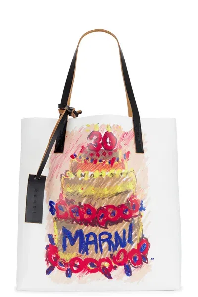 Marni Tribeca Tote In Pink Gummy