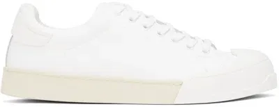 Marni White Dada Bumper Sneakers In Zo434 Lily White