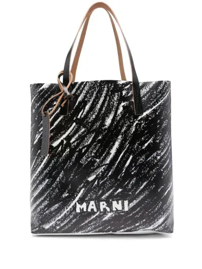 Marni Borsa Tote Tribeca In Nero