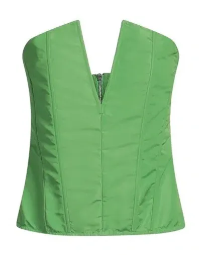 Marques' Almeida Green V-neck Tank Top