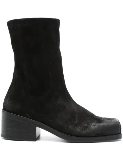 Marsèll 60mm Cassello Ankle Boots In Black