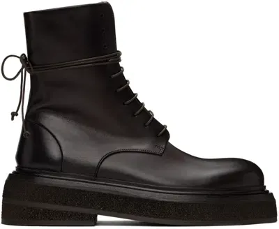 Marsèll Chunky Lace-up Boots In Schwarz