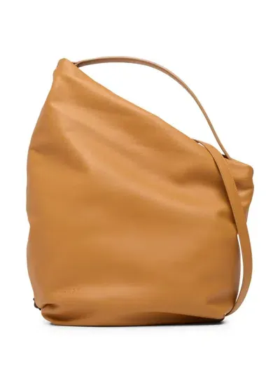 Marsèll Fanta Lunga Leather Shoulder Bag In Brown