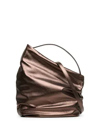 Marsèll Leather Shoulder Bag In Brown