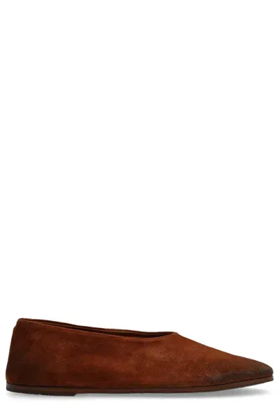 Marsèll Coltellaccio Ballerina Shoes In Brown