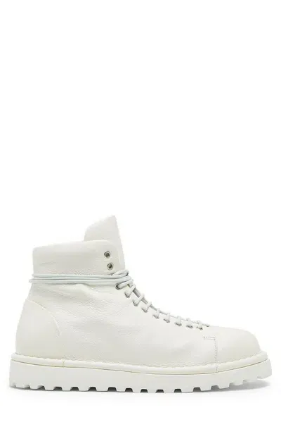 Marsèll Pallottola Pomice Ankle Boots In White